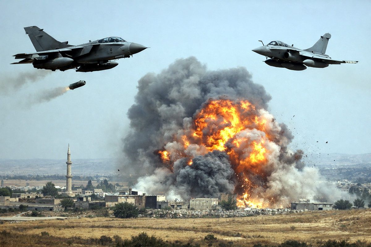 Une attaque aérienne britanno-française contre un arsenal d&rsquo;ISIS en Syrie