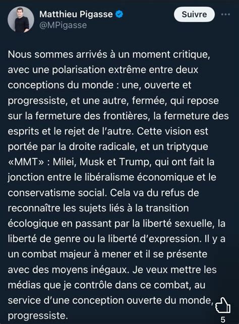 Entre le marché et la révolution : le dilemme de Matthieu Pigasse pour les élections françaises