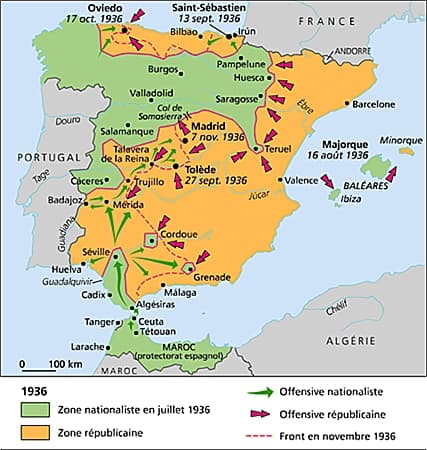 Le 18 juillet 1936 : L’Espagne se retrouve au bord de l’abîme