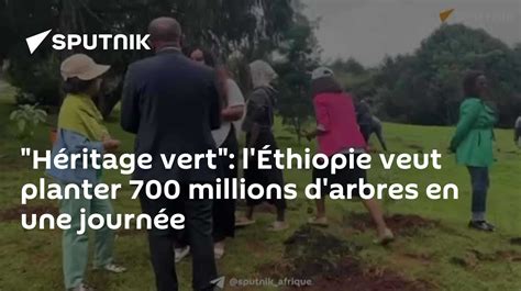 Éthiopie : Un héritage écologique en un jour – 800 millions de jeunes arbres plantés