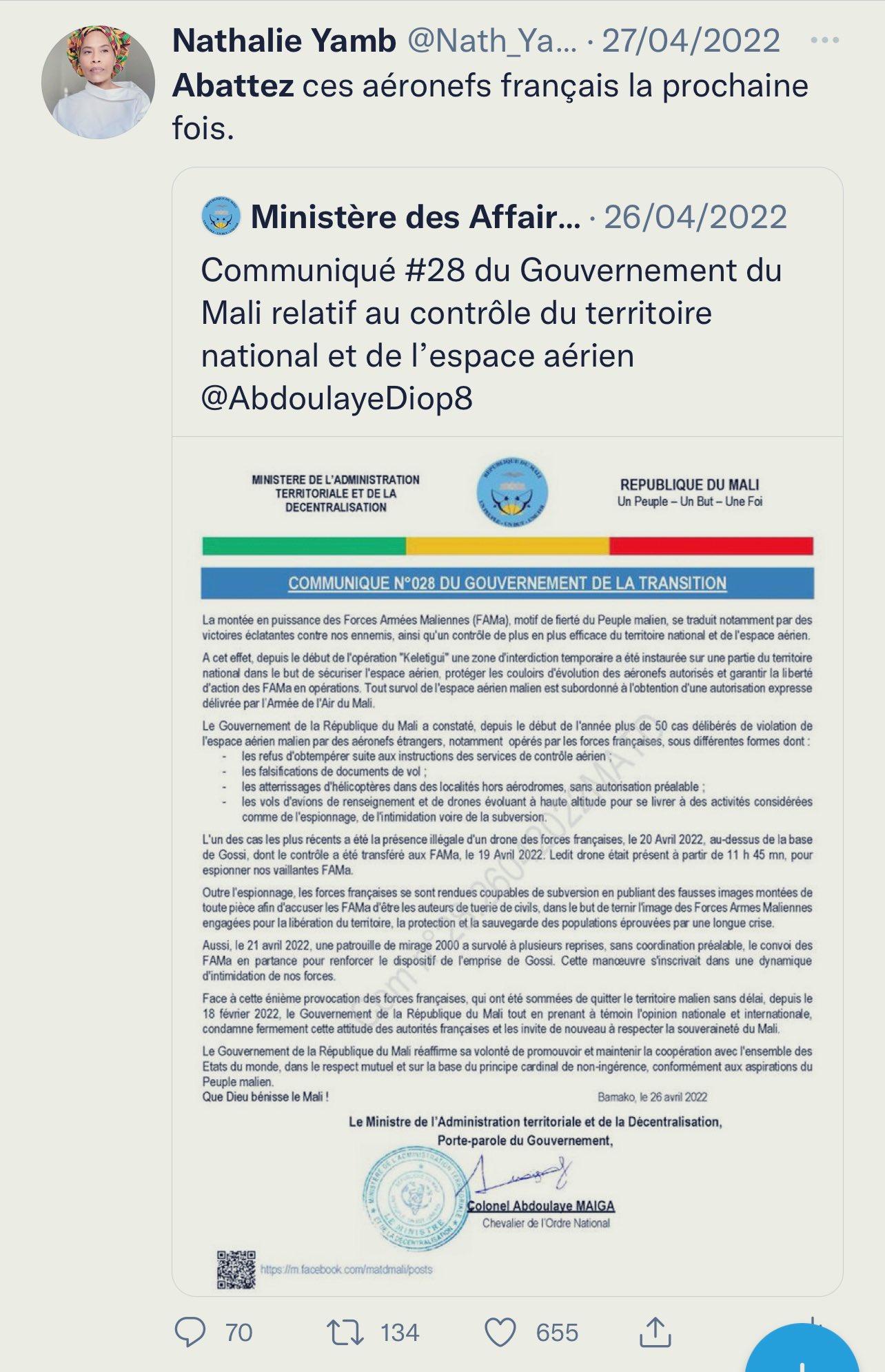 Un monde sans veto : Nathalie Yamb dénonce l’inefficacité des Nations unies